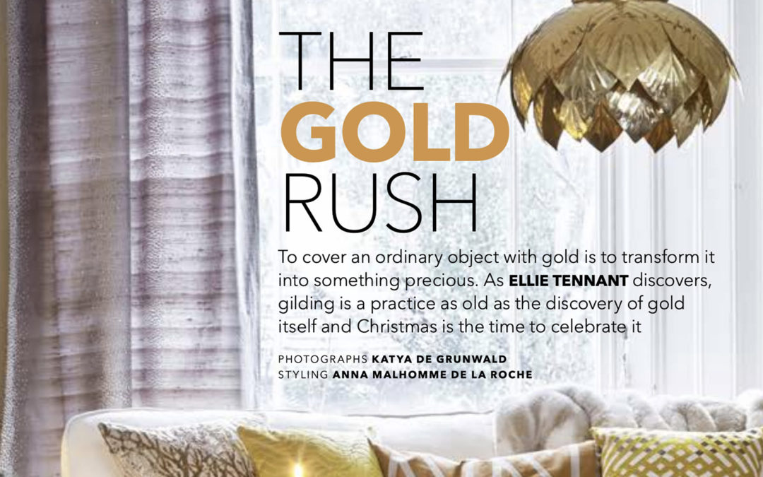 The gold rush | Homes & Antiques magazine