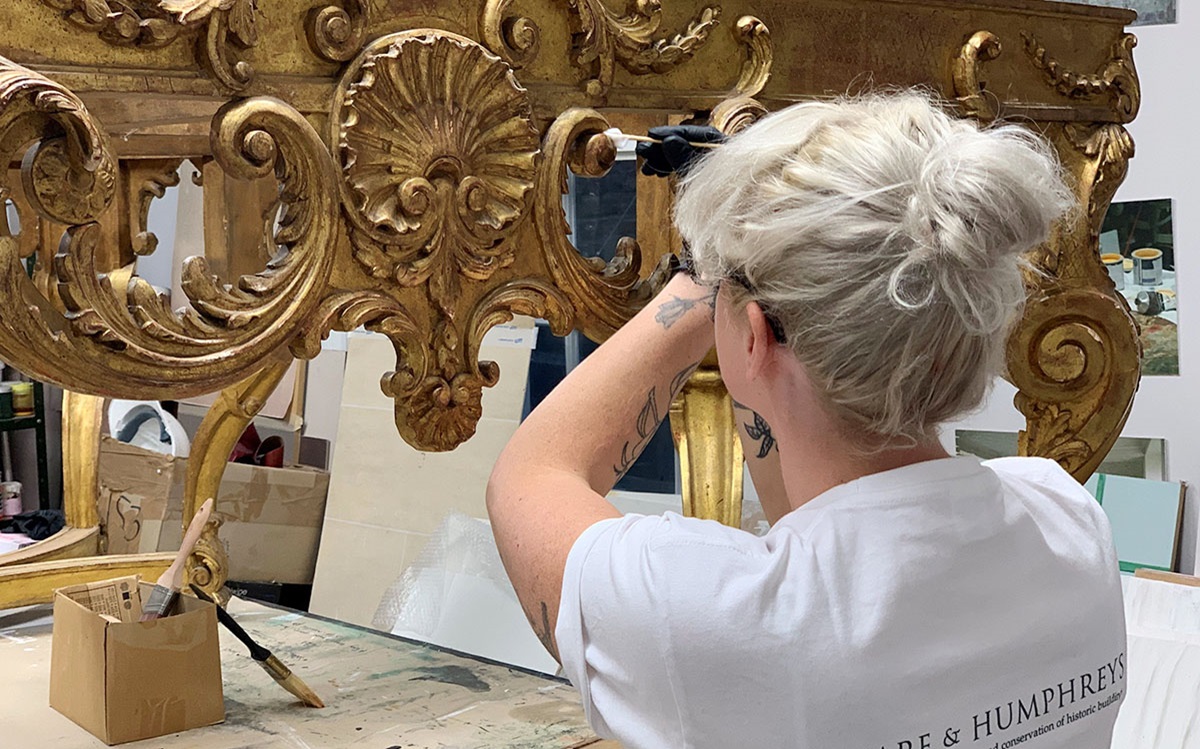 gilding-hare-and-humphreys-2 Artwork & Furniture Restoration