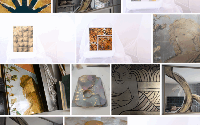 Examples of our team's Eglomise Glass expertise.