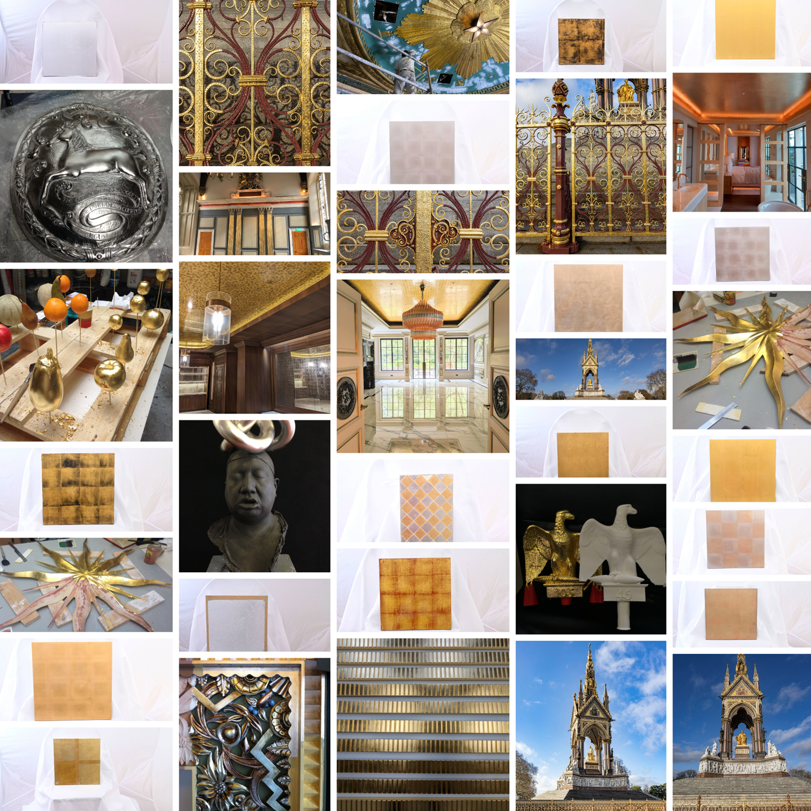 Examples of our team's Gilding expertise.