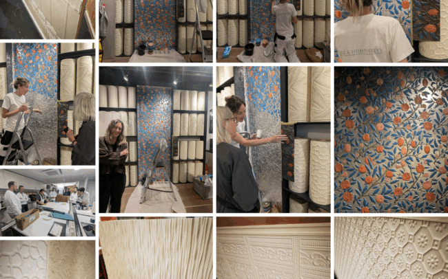 Examples of our team's Lincrusta expertise.