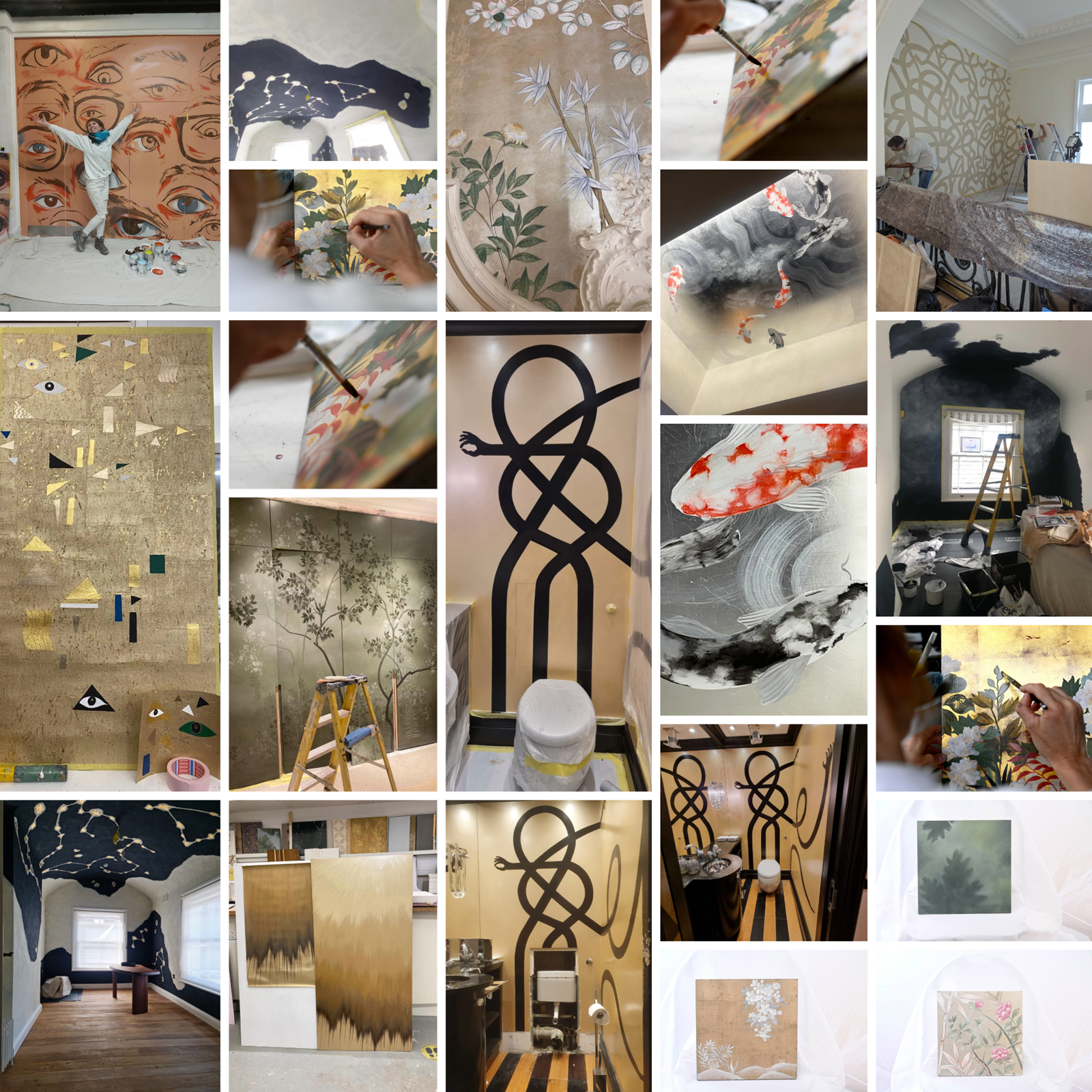 Examples of our team's Mural expertise.