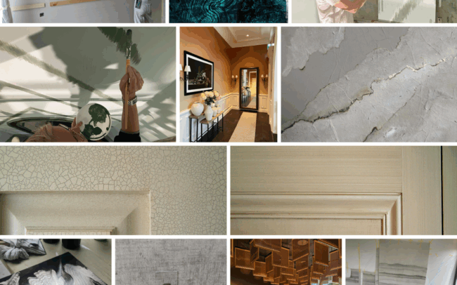 Examples of our team's Paint Effects : Stippling / Dragging / Glazing expertise.