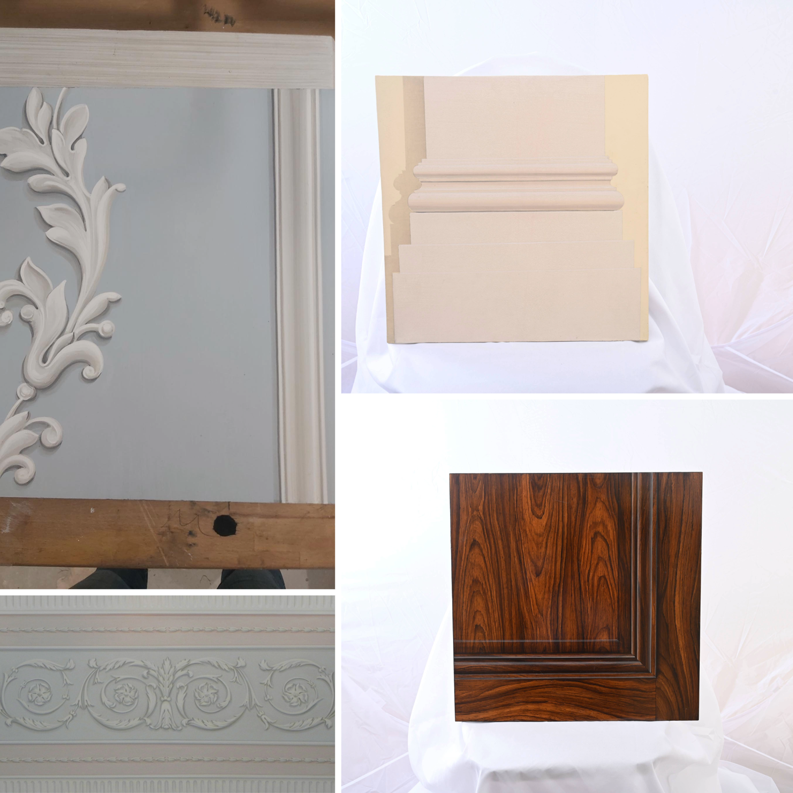 Examples of our team's Trompe l’oeil expertise.