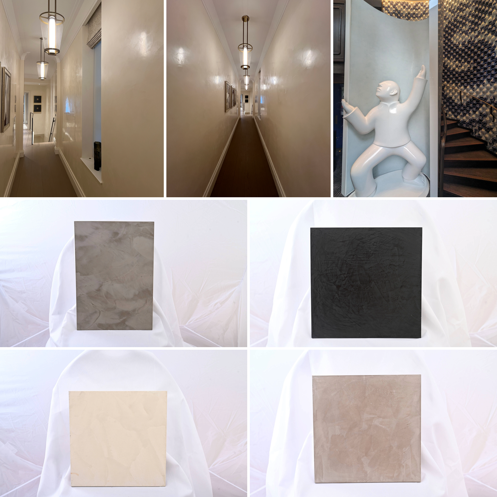 Examples of our team's Venetian Plaster expertise.