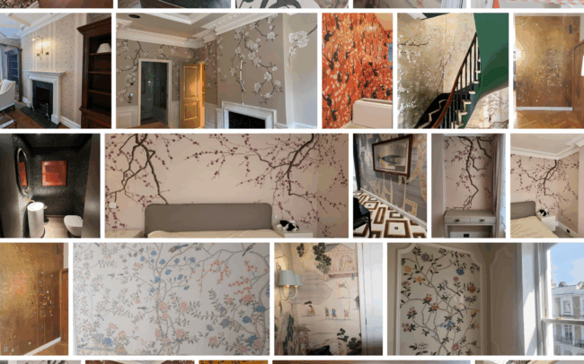 Examples of our team's Wallpaper expertise.